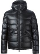 Herno Hooded Padded Jacket, Men's, Size: 46, Black, Polyethylene/polybutylene Terephthalate (pbt)/polyamide/feather Down