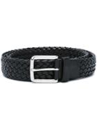 Church's Woven Belt, Men's, Size: 100, Black, Leather