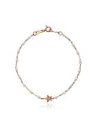 Gigi Clozeau White Rg Star Diamond And Rose Gold Bracelet
