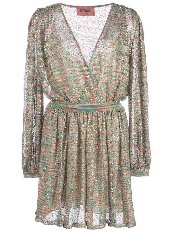 Missoni Sheer Day Dress - Green