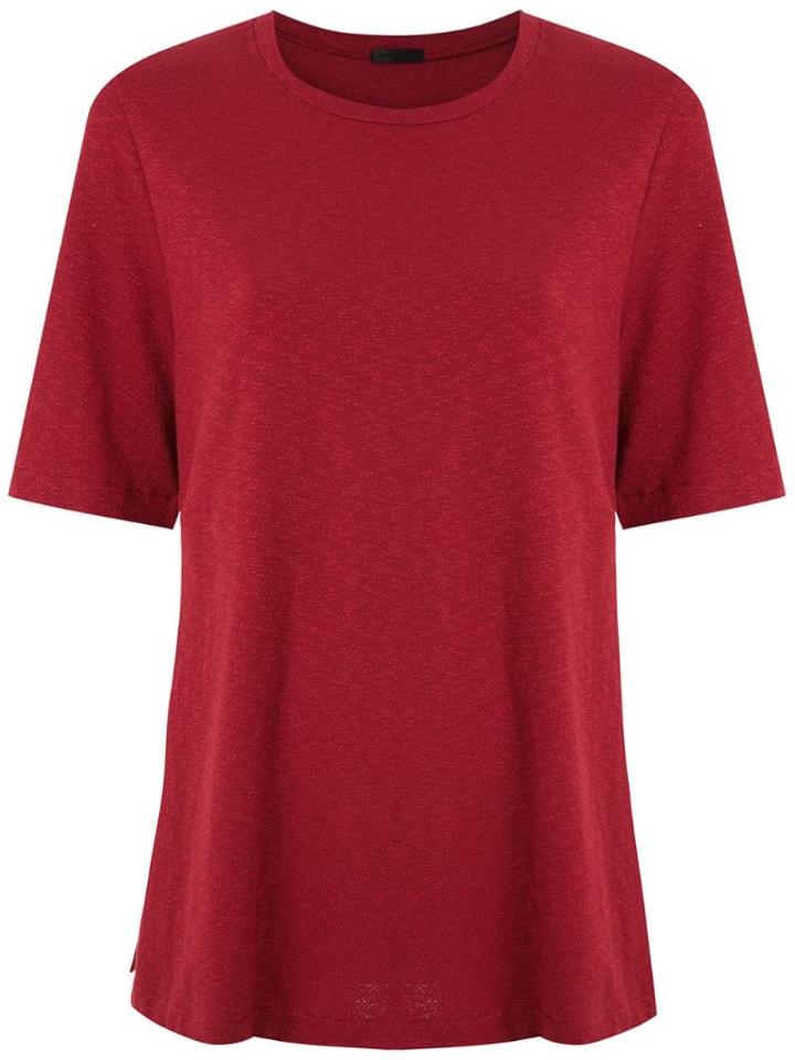 Osklen Blusa Long Rustic - Red