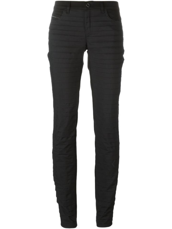 Diesel Black Gold Pleated Skinny Trousers