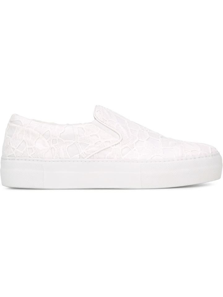 Moncler Floral Lace Sneakers