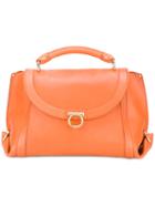 Salvatore Ferragamo Suzanna Tote, Women's, Yellow/orange, Leather
