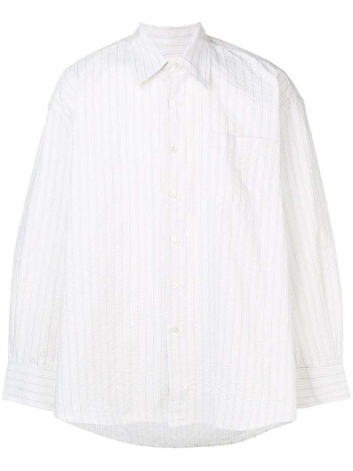 Our Legacy Striped Oversized Shirt - Neutrals