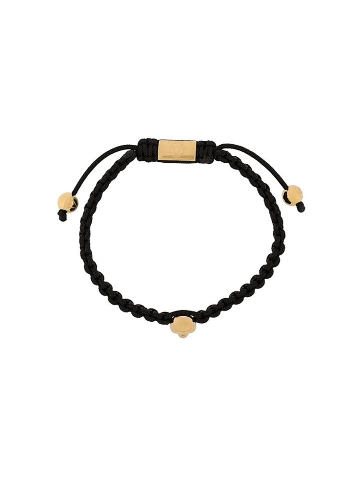 Northskull Northskull Stmayg2217blkatticusskullmacrameblackgold Gold