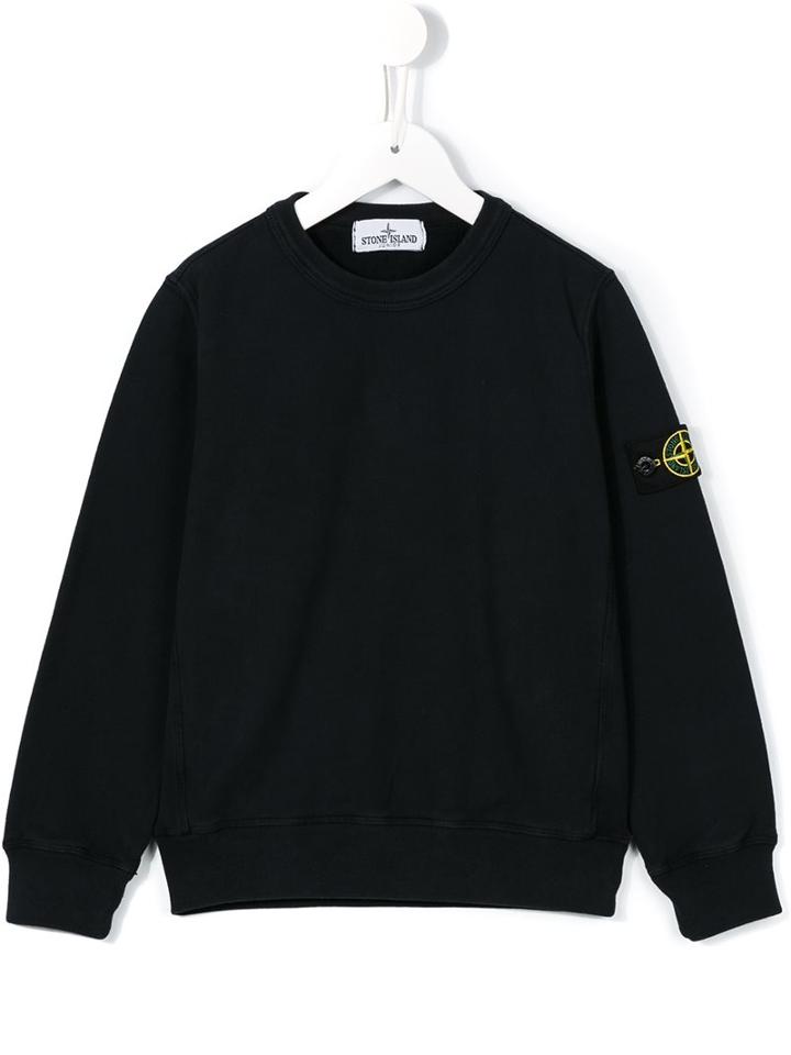 Stone Island Kids Classic Sweatshirt, Boy's, Size: 6 Yrs, Blue