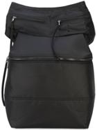 Rick Owens One Shoulder Messenger Backpack - Black