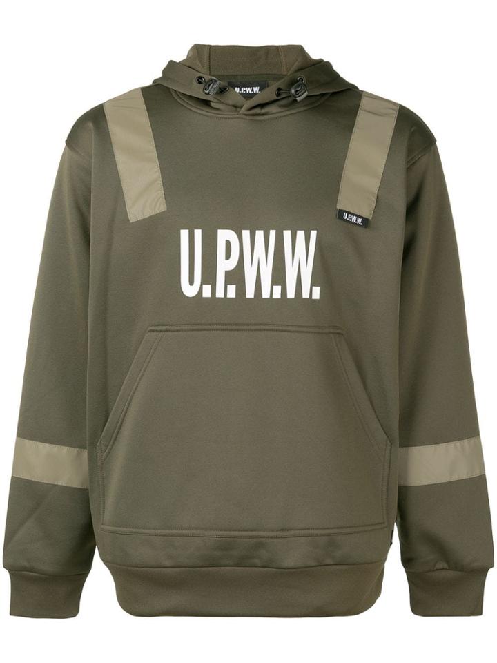 U.p.w.w. Logo Print Hoodie - Green