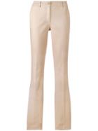 P.a.r.o.s.h. Candela Flared Trousers - Nude & Neutrals