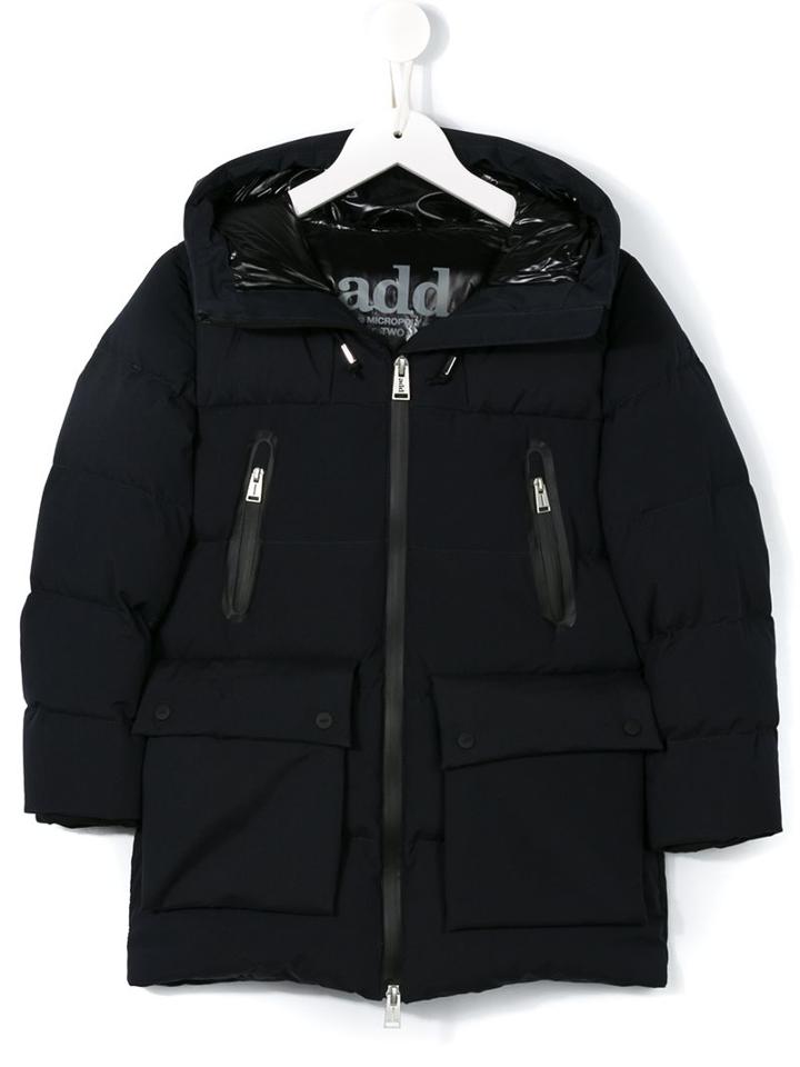 Add Kids Hooded Padded Coat, Boy's, Size: 10 Yrs, Blue