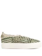 Agl Woven Contrast Sneakers - Neutrals