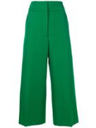 Marni Cropped Trousers - Green