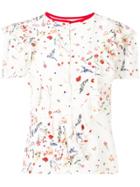 Ermanno Scervino Floral Ruffled Blouse - Neutrals