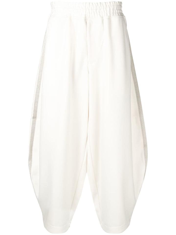 Comme Des Garçons Homme Plus Oversized Track Pants - Neutrals