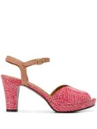 Chie Mihara Polka Dot Open-toe Sandals - Red