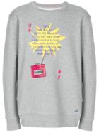 Vivienne Westwood Text Print Sweatshirt - Grey