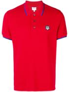 Kenzo Tiger Logo Polo Shirt - Red