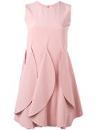 Gianluca Capannolo Petal Effect Dress, Women's, Size: 42, Pink/purple, Silk/nylon