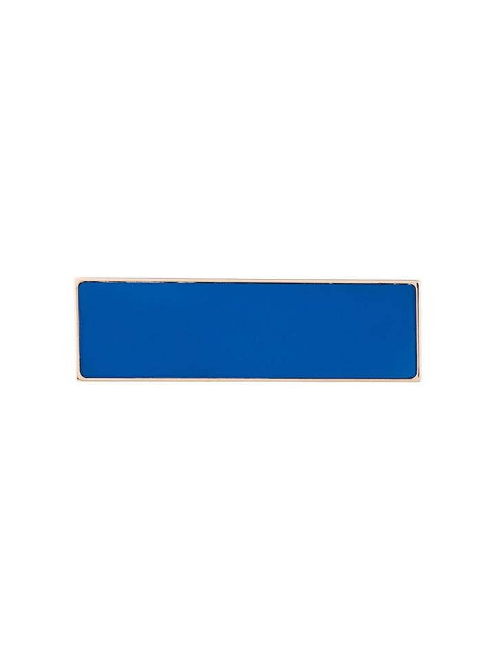 Sylvio Giardina Rectangle Brooch - Blue