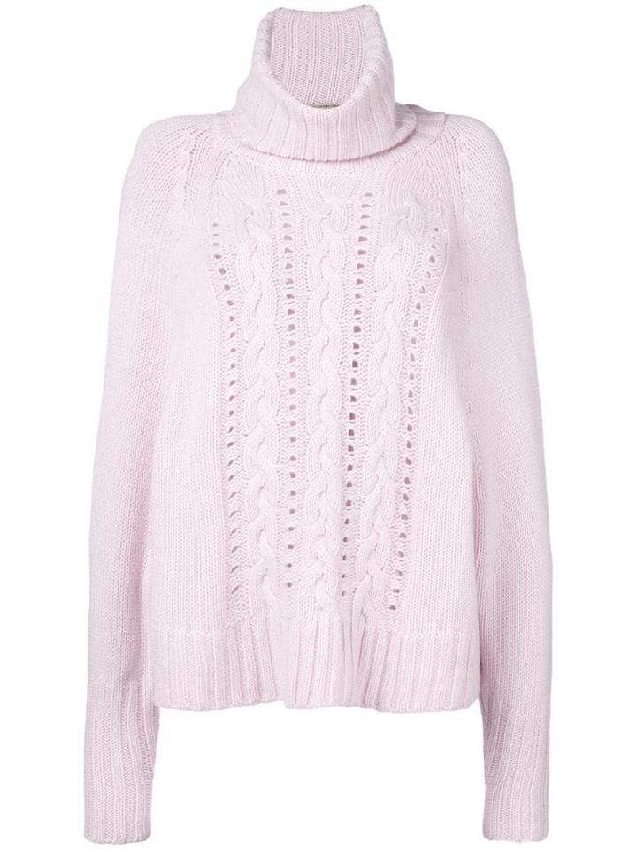 Ermanno Scervino Turtle Neck Knitted Jumper - Pink