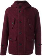 Equipe '70 Hooded Jacket, Men's, Size: 52, Red, Virgin Wool/polyester/cotton/polyamide