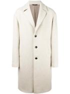 Hevo 'ostuni' Coat, Men's, Size: 46, White, Viscose/virgin Wool/polyamide