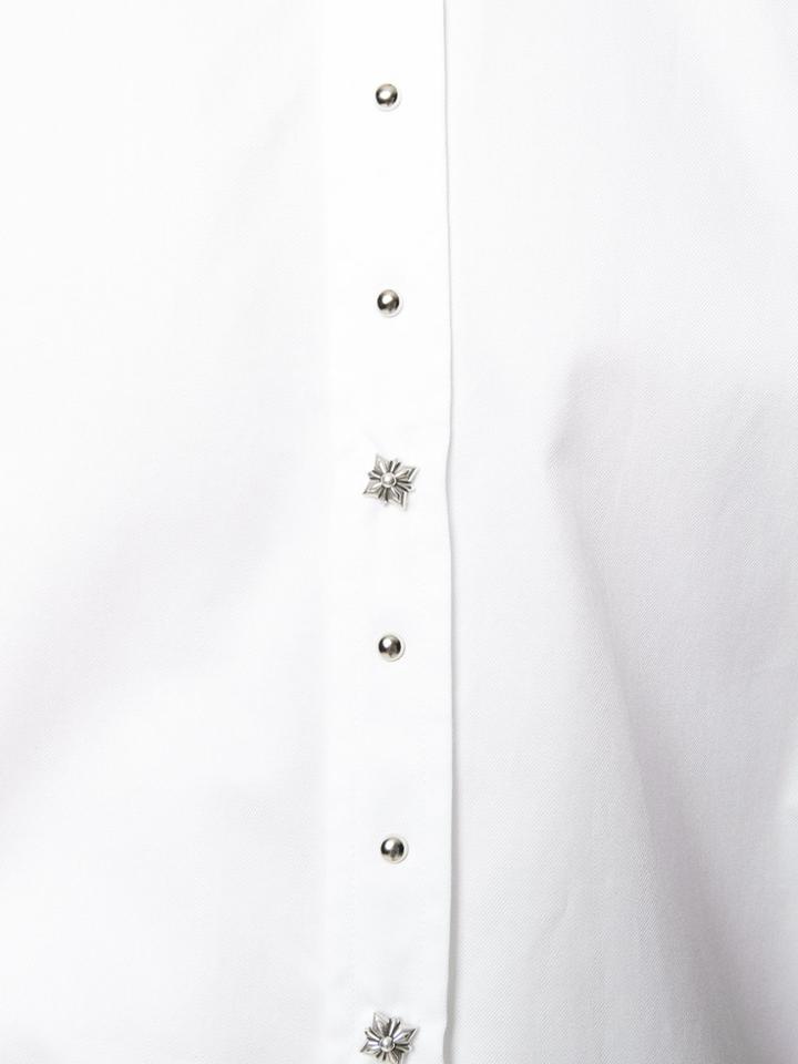 John Richmond Button Embellished Shirt - White