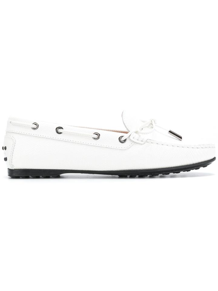 Tod's Gommino Driving Shoes - White