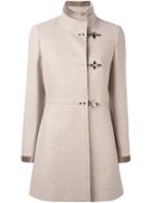 Fay Single Breasted Coat, Women's, Size: Small, Nude/neutrals, Acrylic/acetate/viscose/virgin Wool