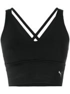 Puma Cropped Tank Top - Black