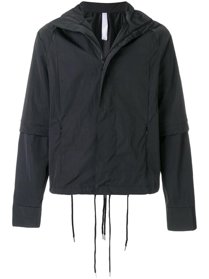 Cottweiler Drawstring Detail Hooded Jacket - Black