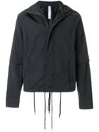 Cottweiler Drawstring Detail Hooded Jacket - Black