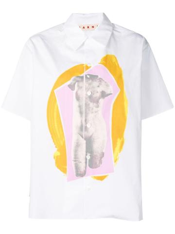 Marni Cama Printed Shirt - White
