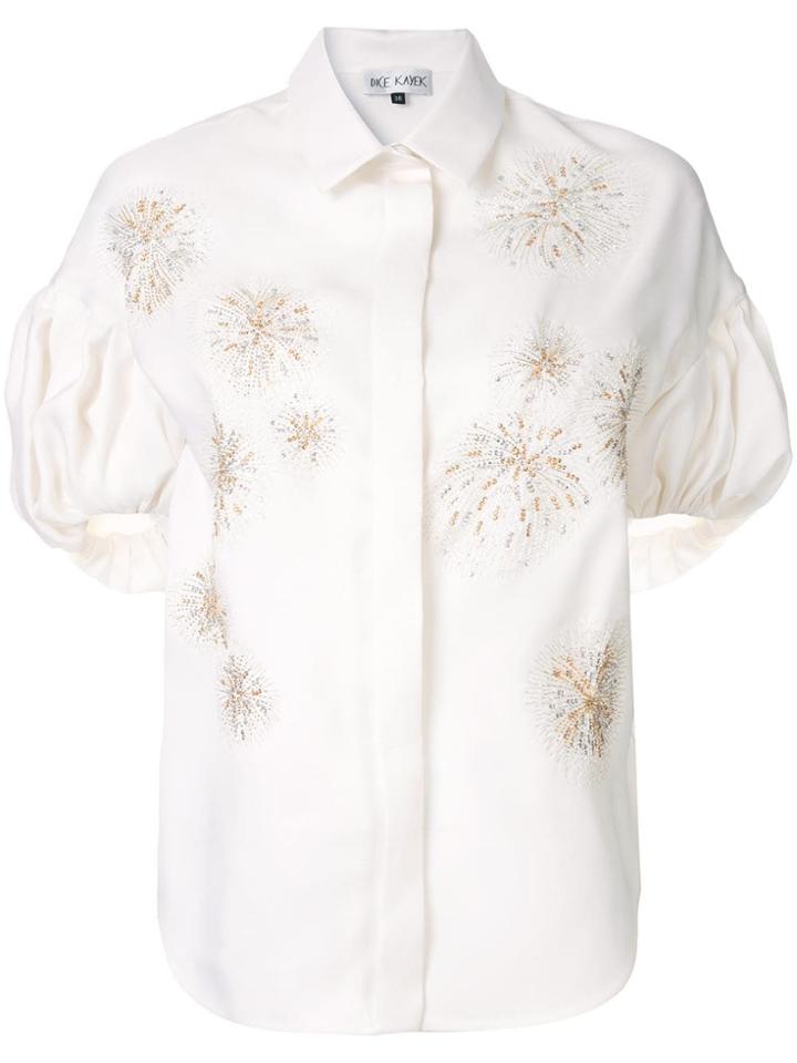 Dice Kayek Embellished Blouse - White
