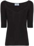 Prada Silk And Cashmere Sweater - Black