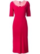 Altuzarra Cut-out Collar Shortsleeved Dress