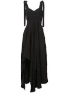 Proenza Schouler Cami Dress With Asymmetrical Hem - Black