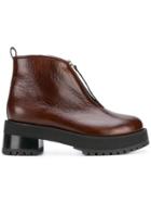 Marni Chunky Platform Boots - Brown
