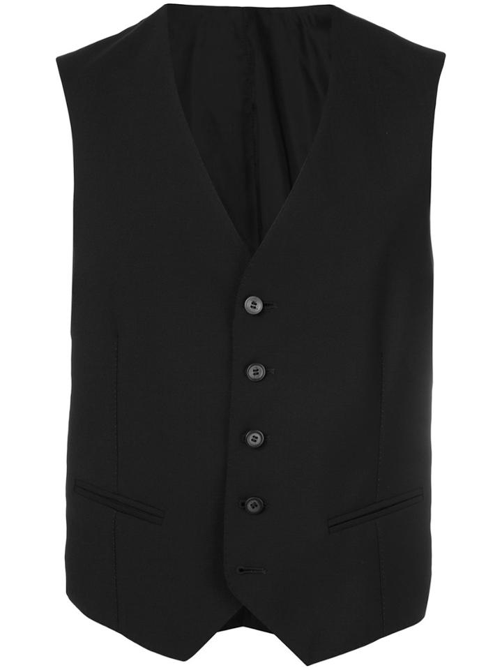 Tonello Tailored Waistcoat - Black