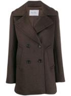 Max Mara Single-breasted Coat - Brown