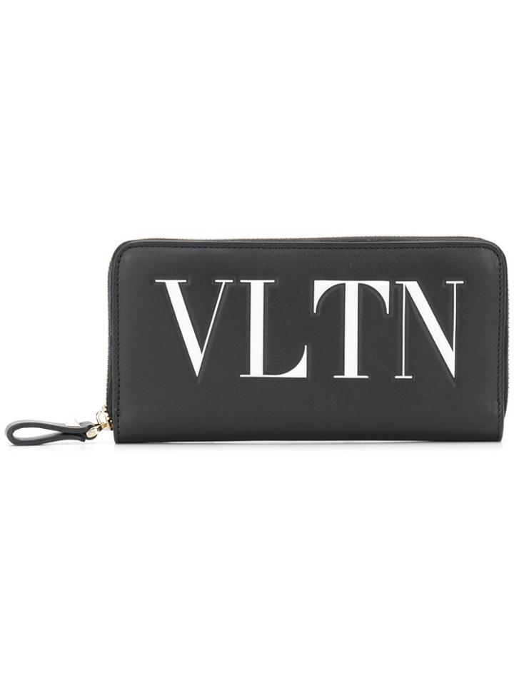 Valentino Continental Vltn Wallet - Black