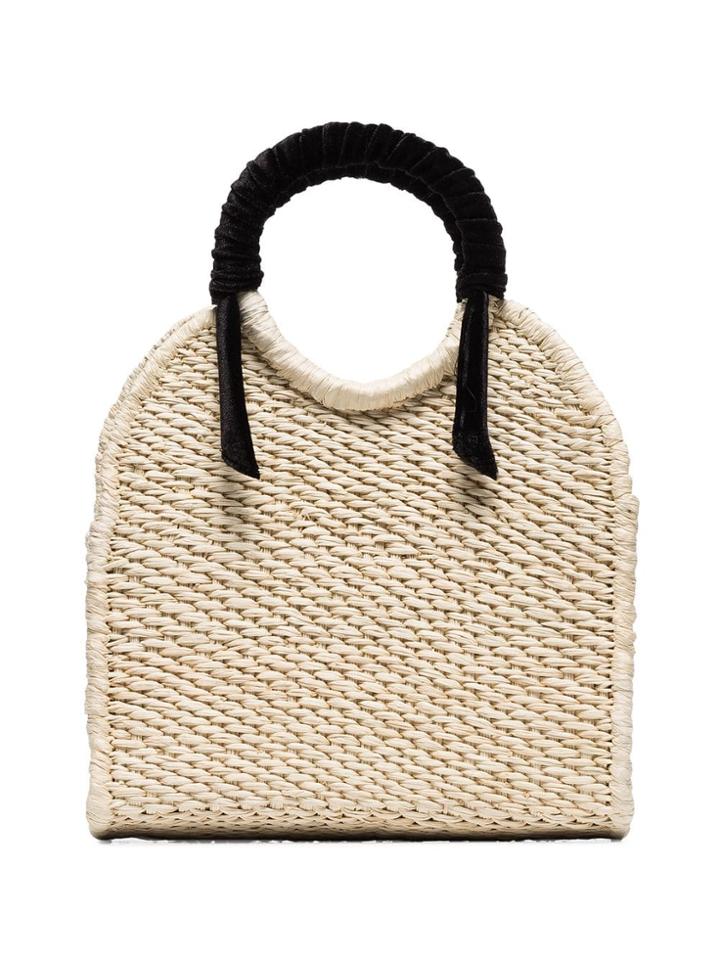 Sensi Studio Mini Straw Top-handle Bag - Neutrals
