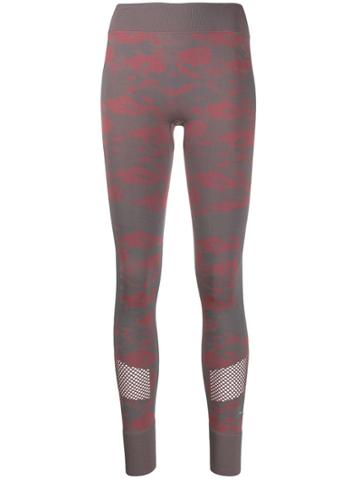 Adidas By Stella Mcmartney Camouflage Leggings - Grey