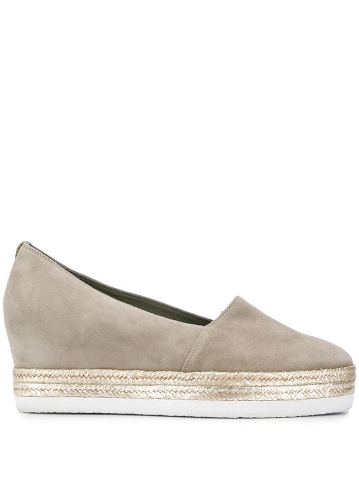 Hogl Chunky Heel Espadrilles - Green