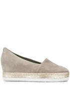 Hogl Chunky Heel Espadrilles - Green