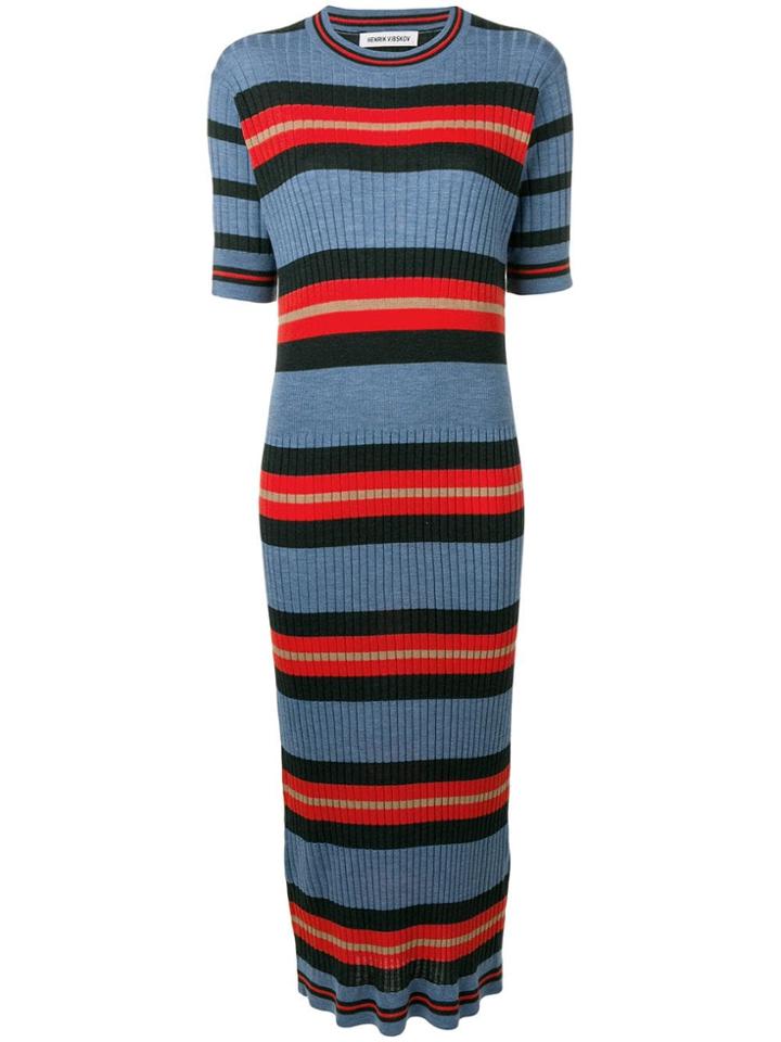 Henrik Vibskov Long Sweater Dress - Blue