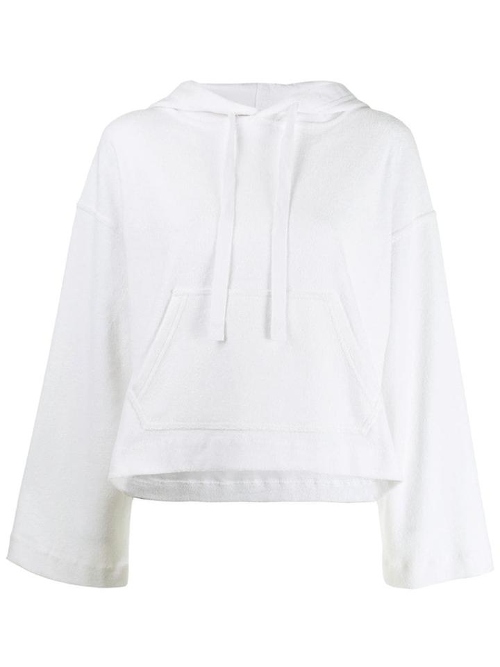 Vince Wide Sleeve Hoodie - White