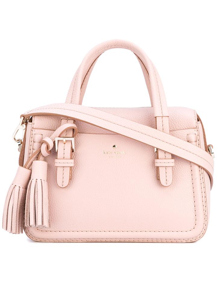 Kate Spade - Hanging Tassel Tote - Women - Calf Leather - One Size, Pink/purple, Calf Leather