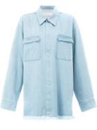 Marques'almeida - Denim Shirt - Women - Cotton - M, Blue, Cotton